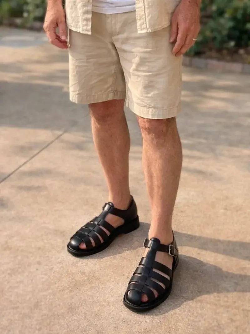 Rafello&Co | Gesloten sandaal met bandje Rafello&Co