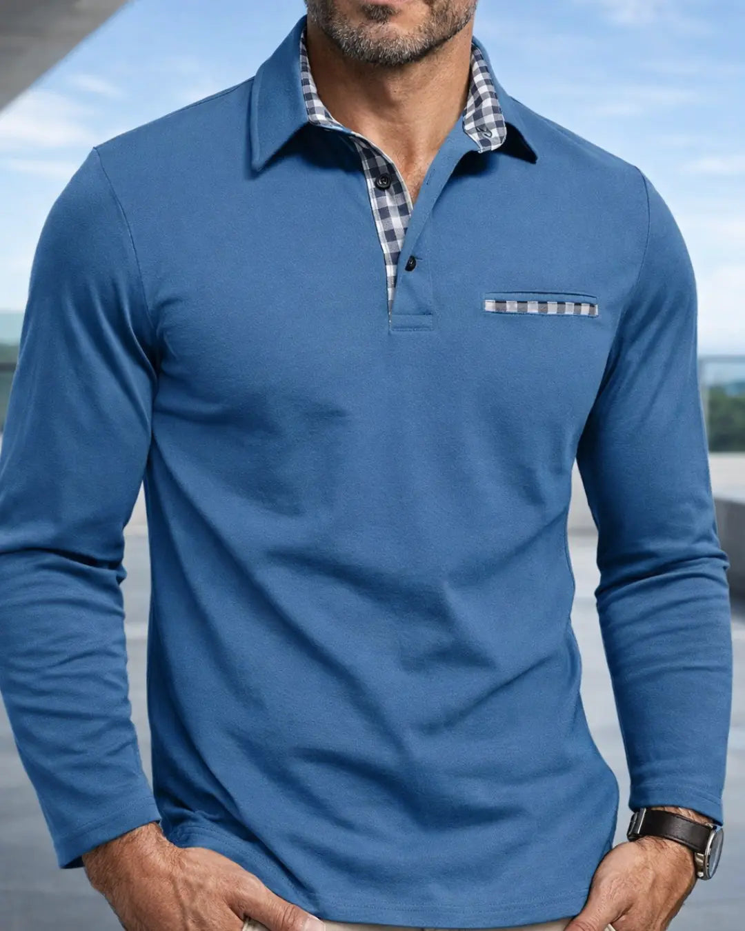Rafello&Co | Poloshirt met Lange Mouwen Rafello&Co