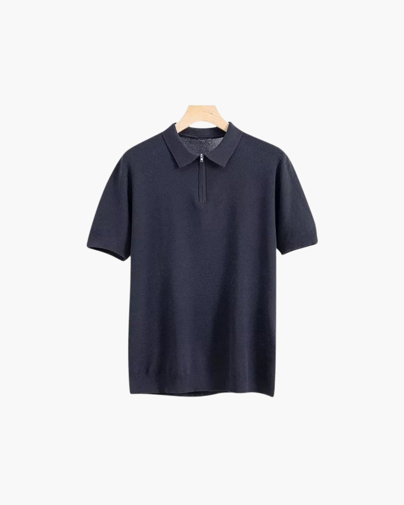 Marbella Zip-Up Polo Shirt