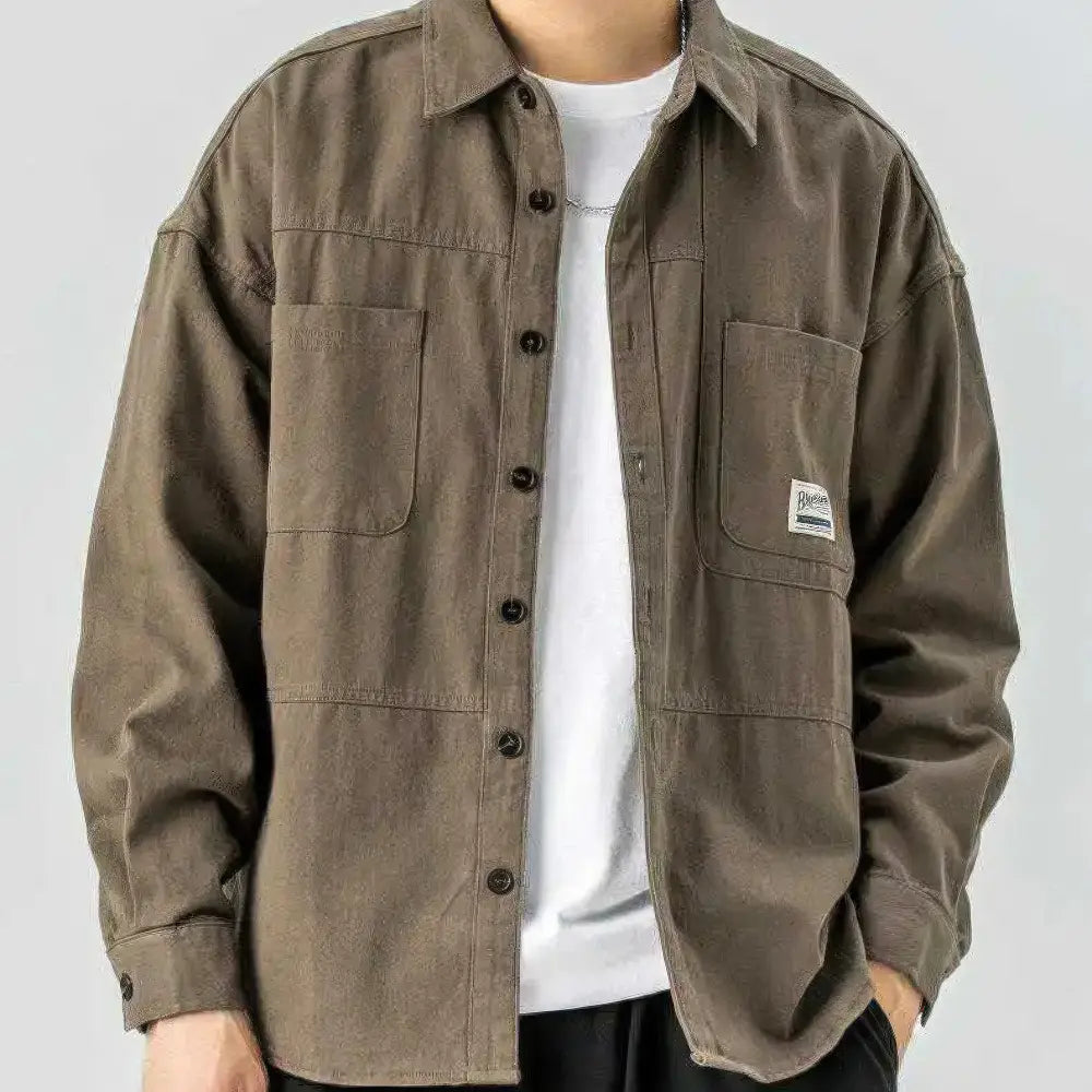 Rafello&Co | Men's Long Sleeve Shirt with Pockets