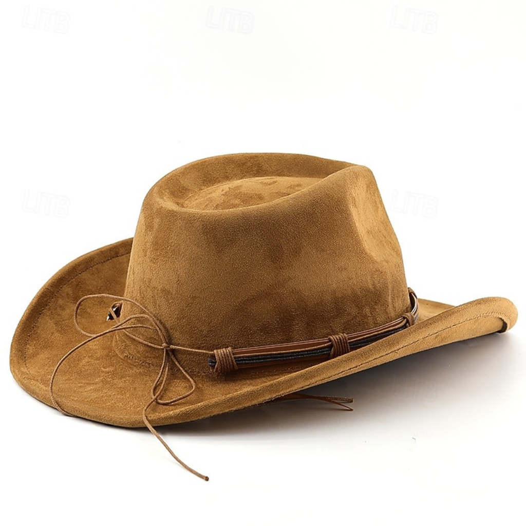 Western Vintage Cowboy Leather Hat