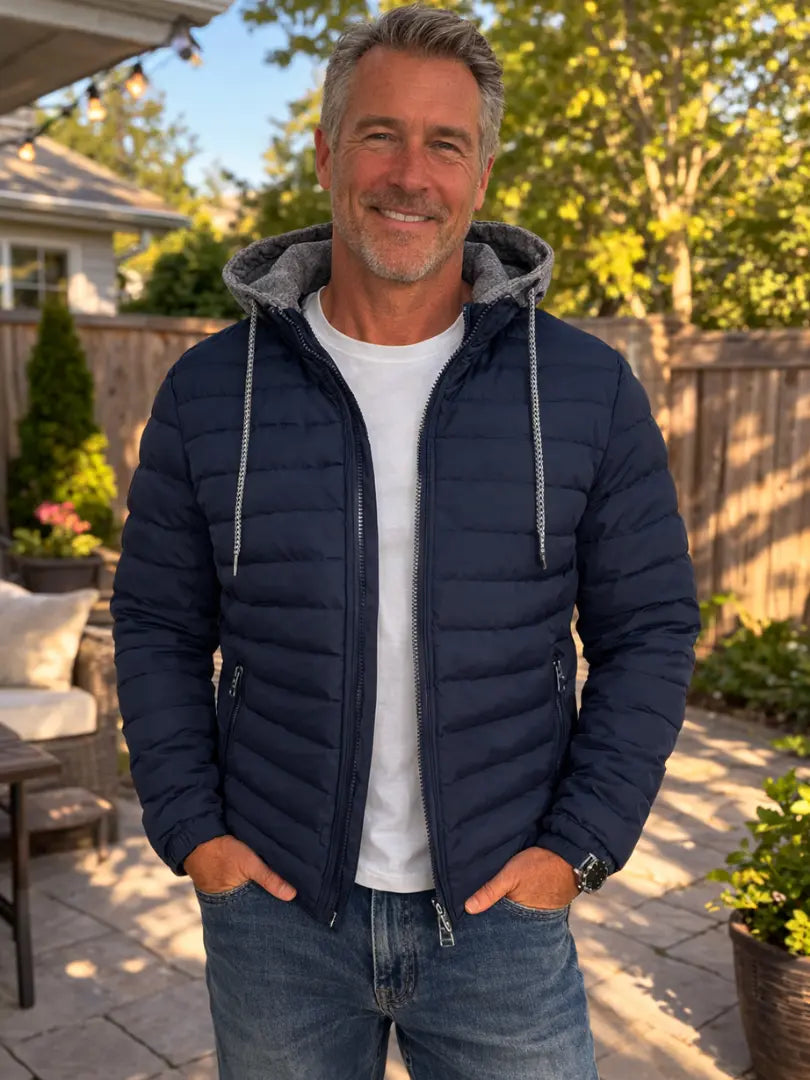 Rafello&Co | Lichtgewicht Gewatteerde Jas met Capuchon Rafello&Co