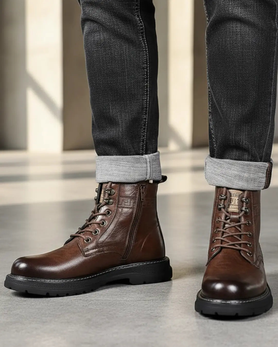 Rafello&Co | Lange Leren Laarzen Rafello&Co