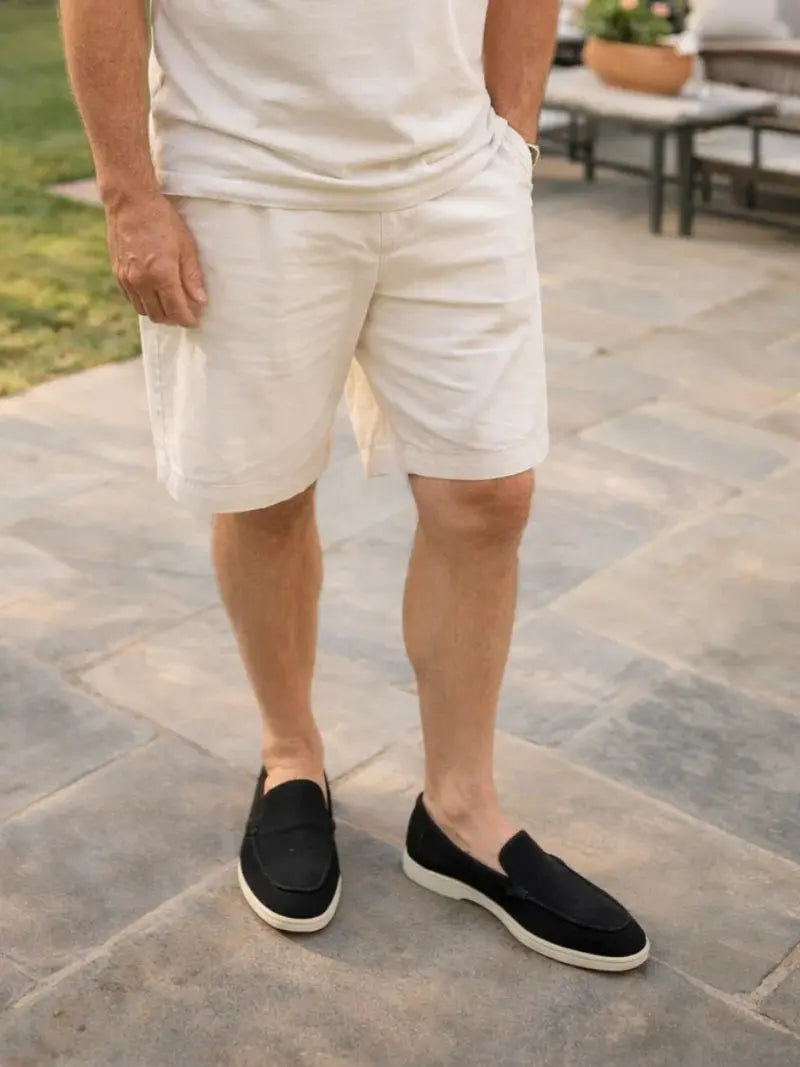 Rafello&Co | Old money Suède Instappers Rafello&Co