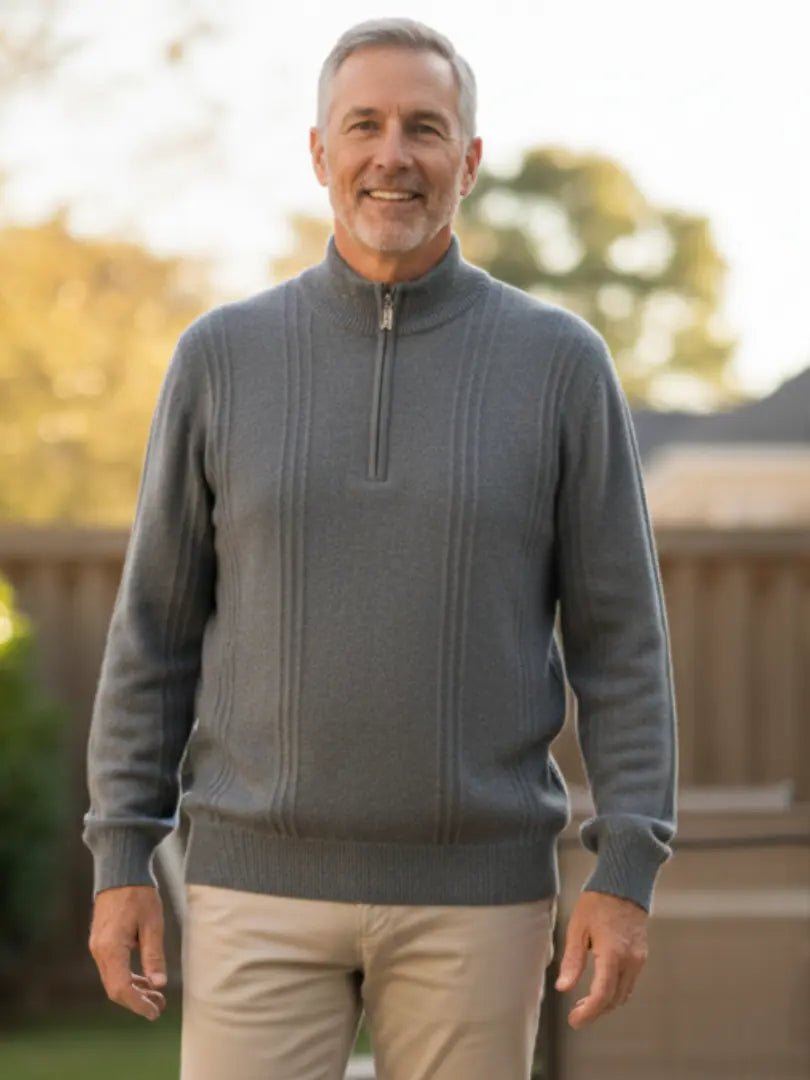 Rafello's Kasjmieren Half-Zip Vest Rafello&Co