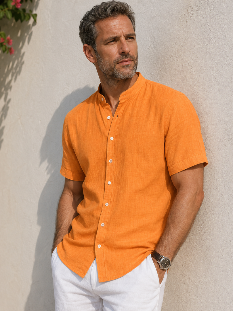 Men's Summer Linen Shirt