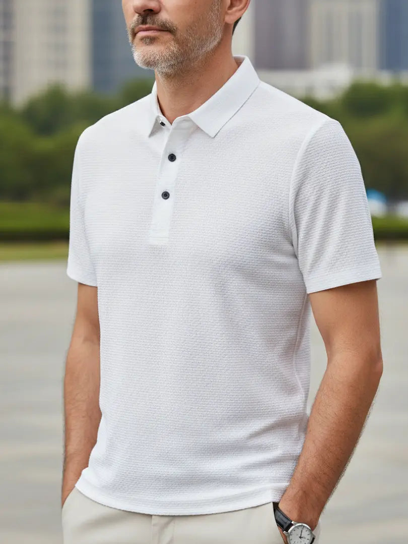 De Sorrento – Mesh T-Shirt met Korte Mouw Rafello&Co