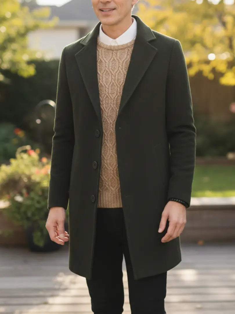 Rafello&Co | Lange Winterjas van Katoen Rafello&Co