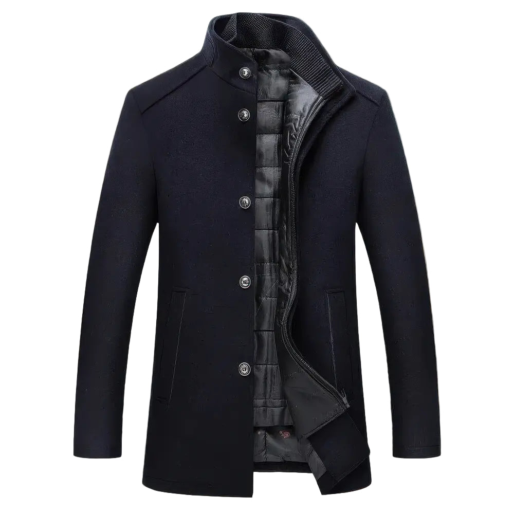 Rafello&Co | Wool Windbreaker with One Chest Pocket