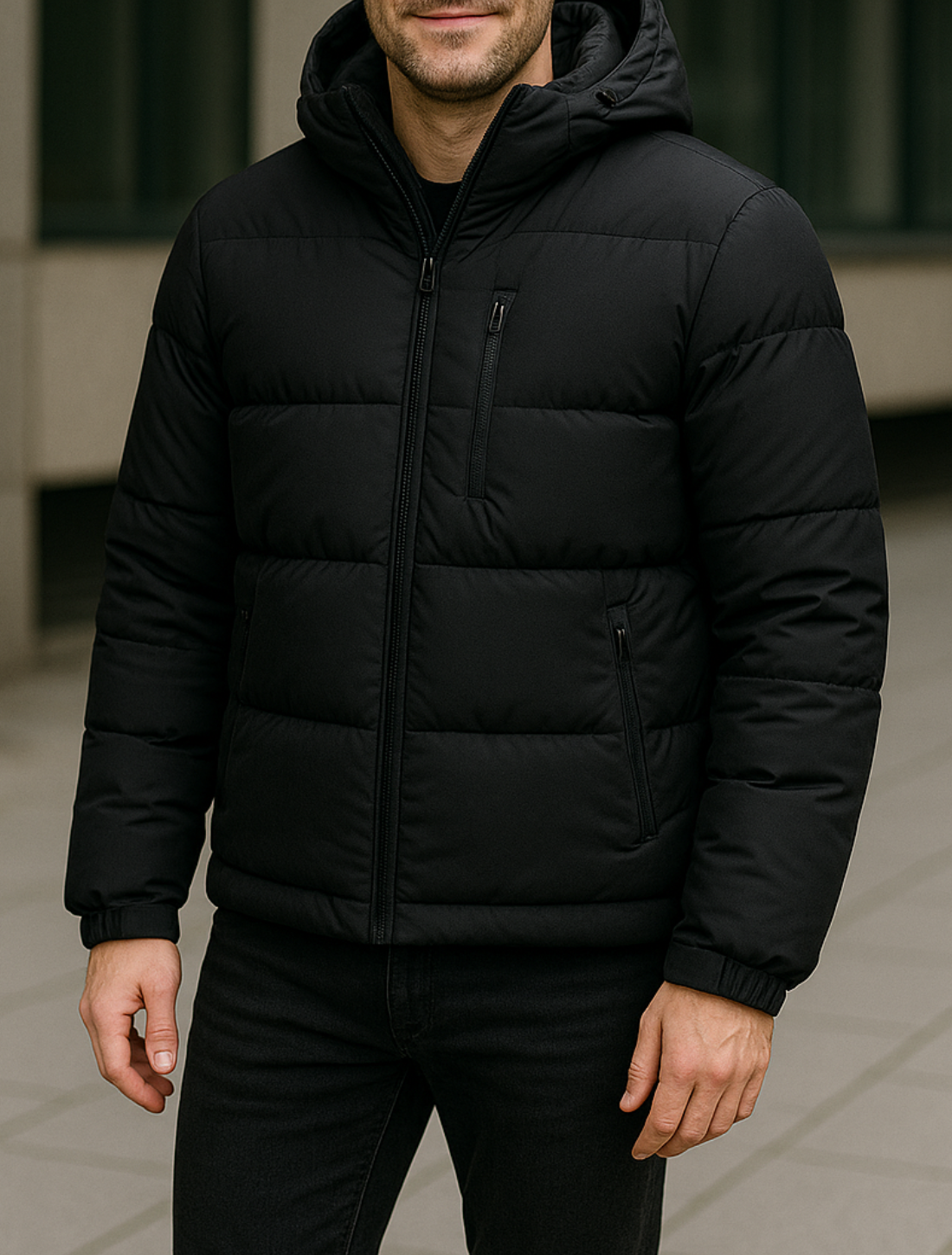 Rafello&Co | Warm Down Jacket with Detachable Hood