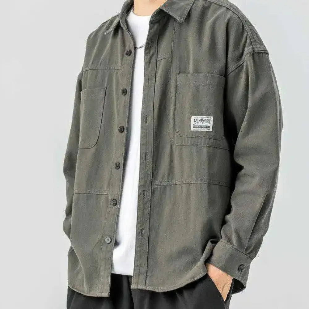 Rafello&Co | Men's Long Sleeve Shirt with Pockets