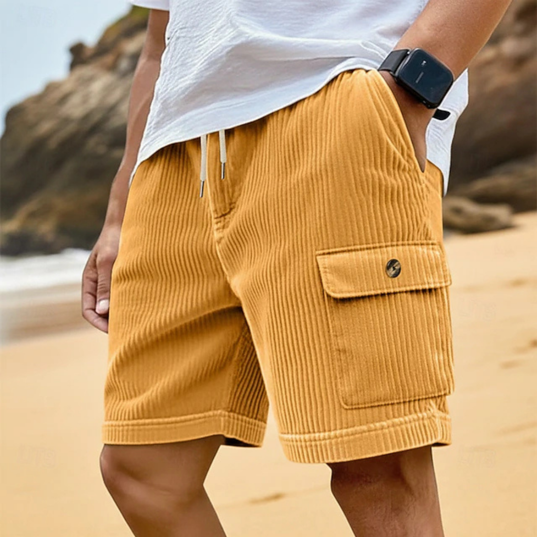 Men’s Corduroy Cargo Shorts