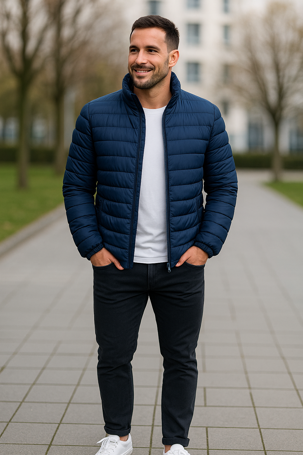 Rafello&Co | Warme Gewatteerde Windjas