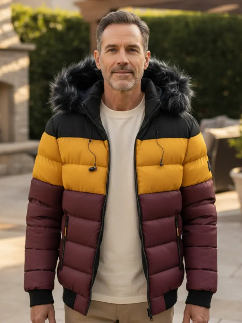 Rafello&Co | Winterjas met Bontkraag Rafello&Co