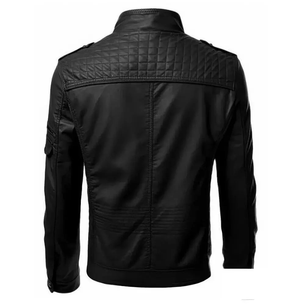 Rafello&Co | Leather Jacket with Fleece Lining