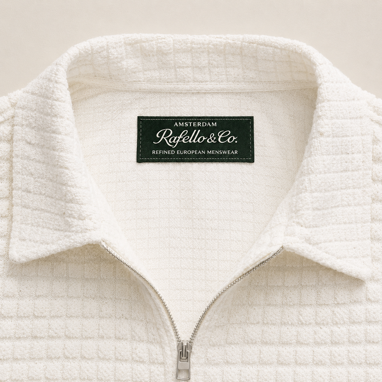 Heren Waffle Knit 2-delig Set