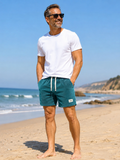 Classic Corduroy Drawstring Summer Shorts