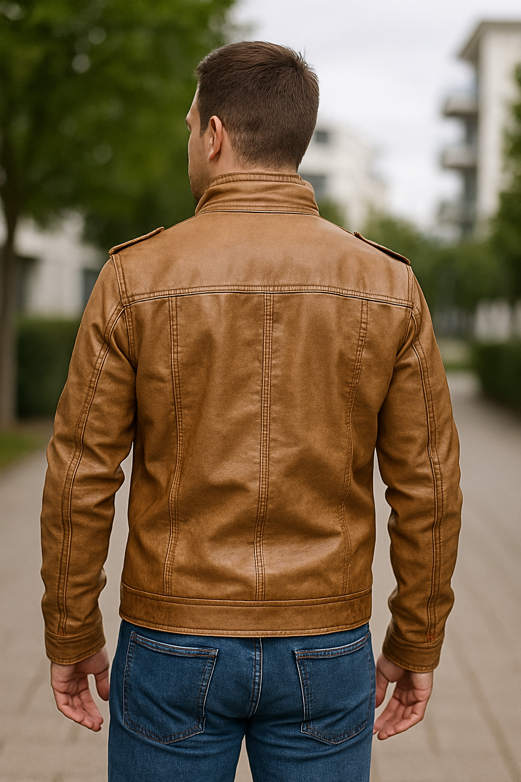 Rafello&Co | Leren Motorjas van PU