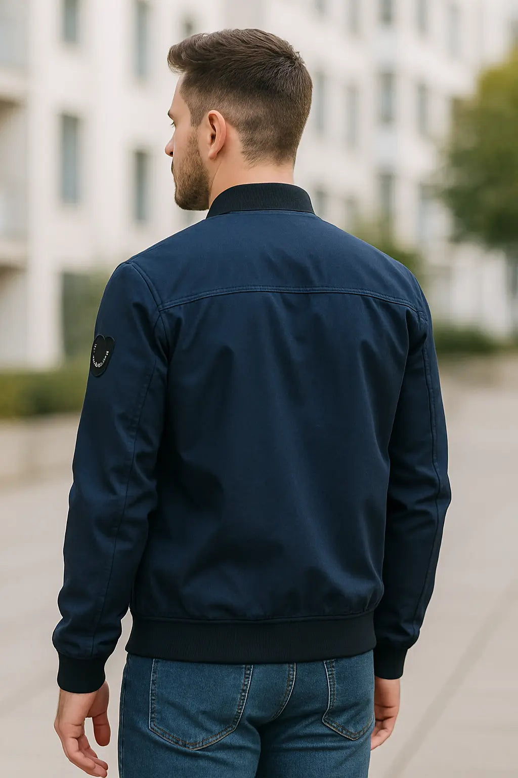 Rafello&Co | Men's Slim Fit Bomber Jacket