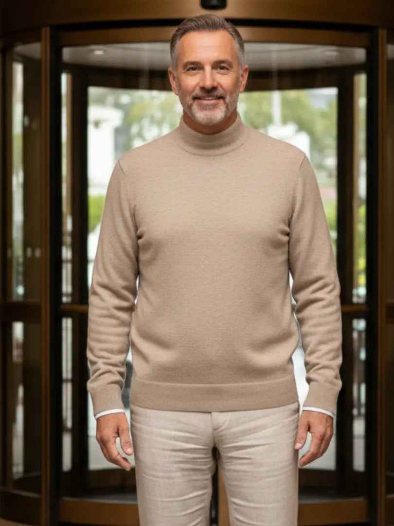 Rafello&Co | Klassieke Gebreide Trui met Ronde Hals Rafello&Co