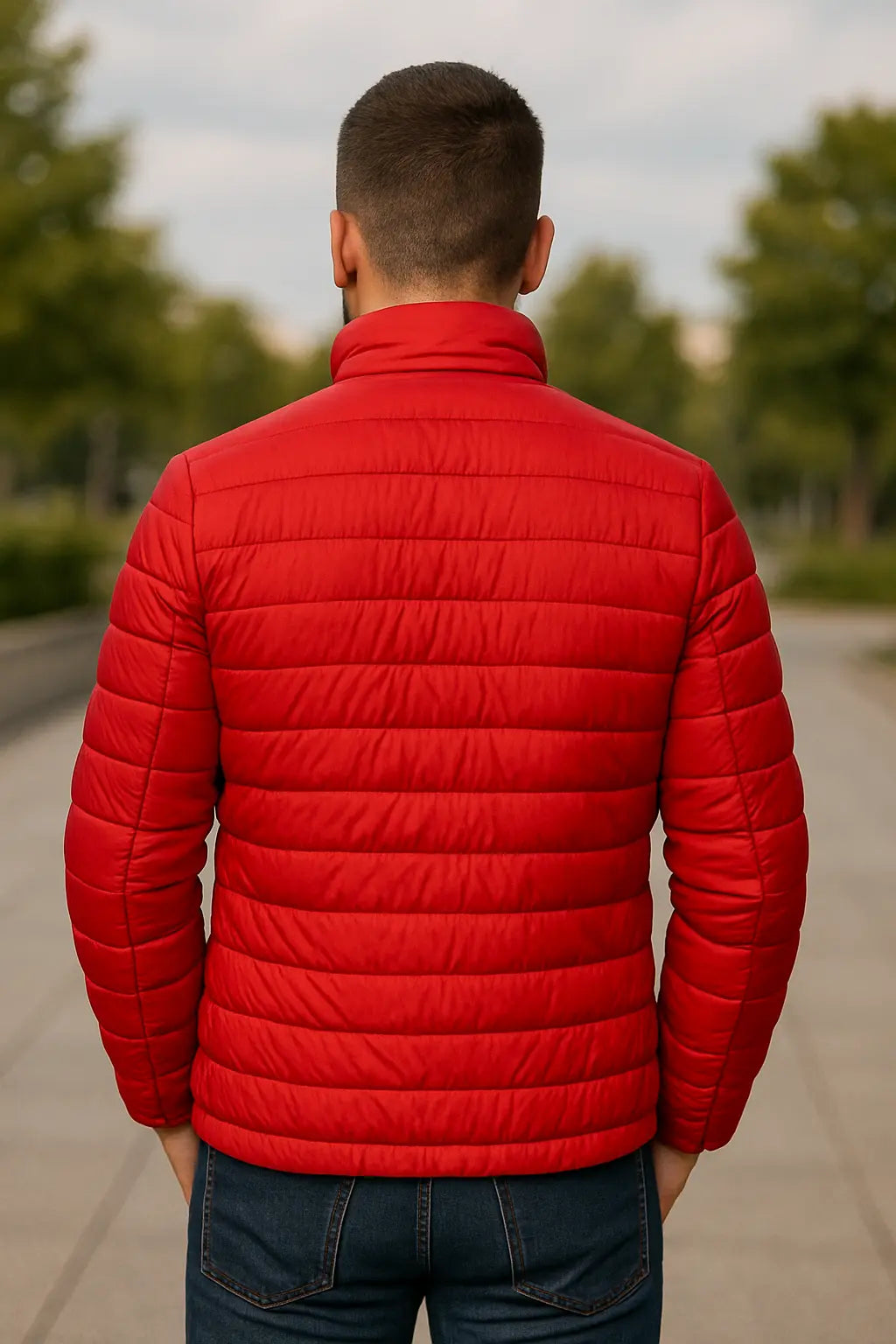 Rafello&Co | Warme Pufferjas met Kraag