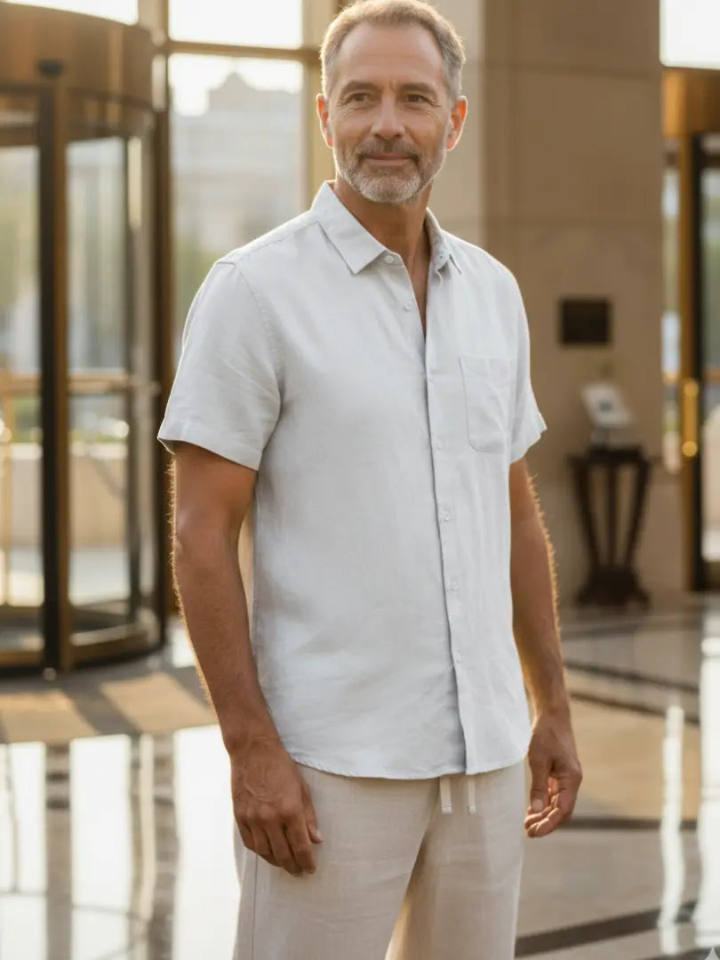 Korte mouwen Linnen Set Rafello&Co