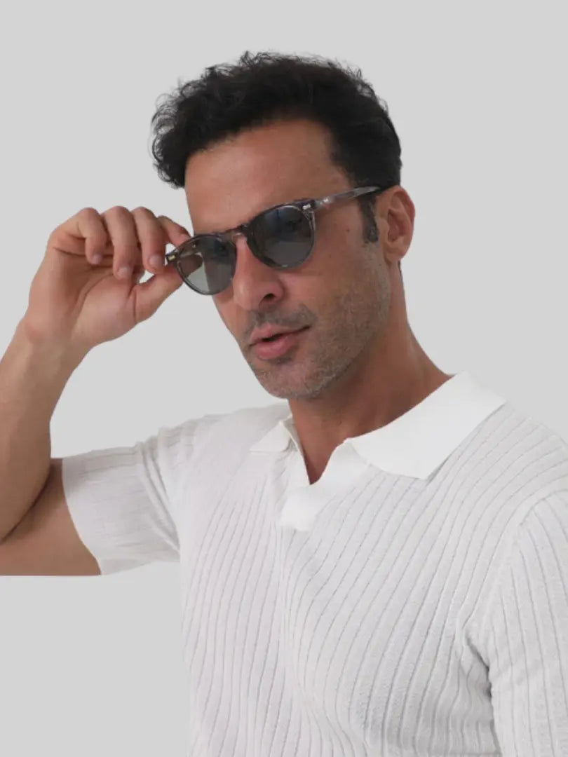 Vintage Geld Gepolariseerde Zonnebril Rafello&Co