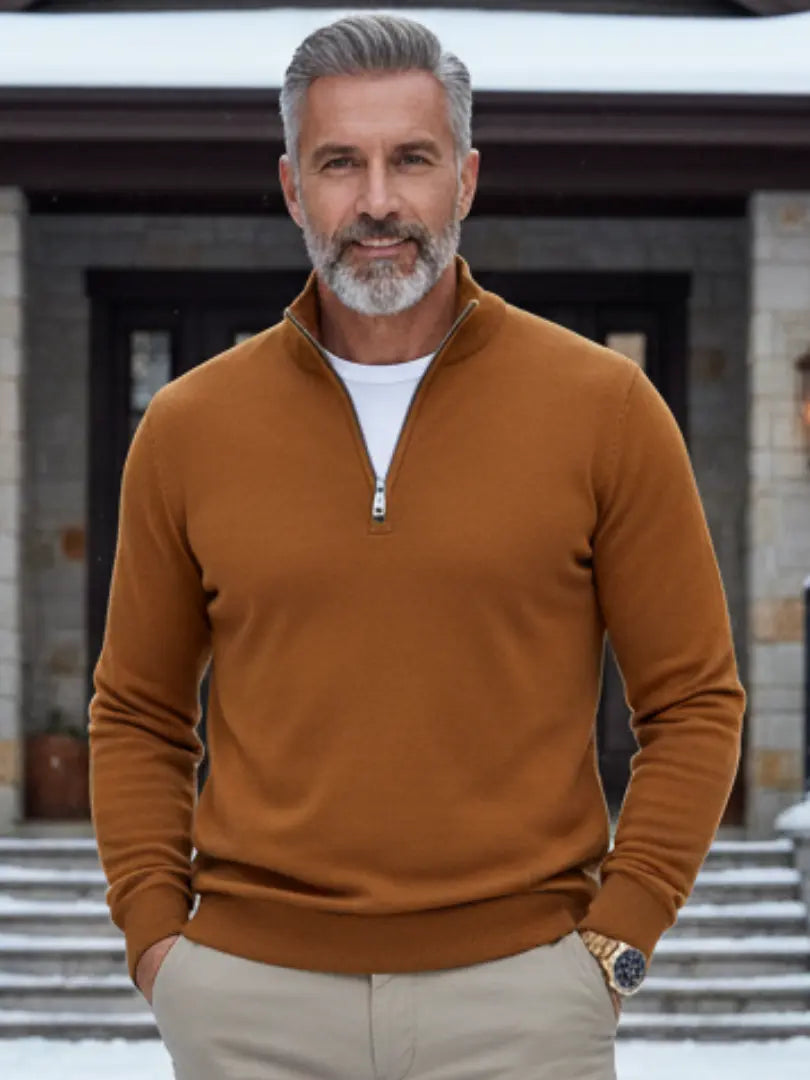 Rafello&Co | Lichtgewicht Quarter Zip Pullover Rafello&Co