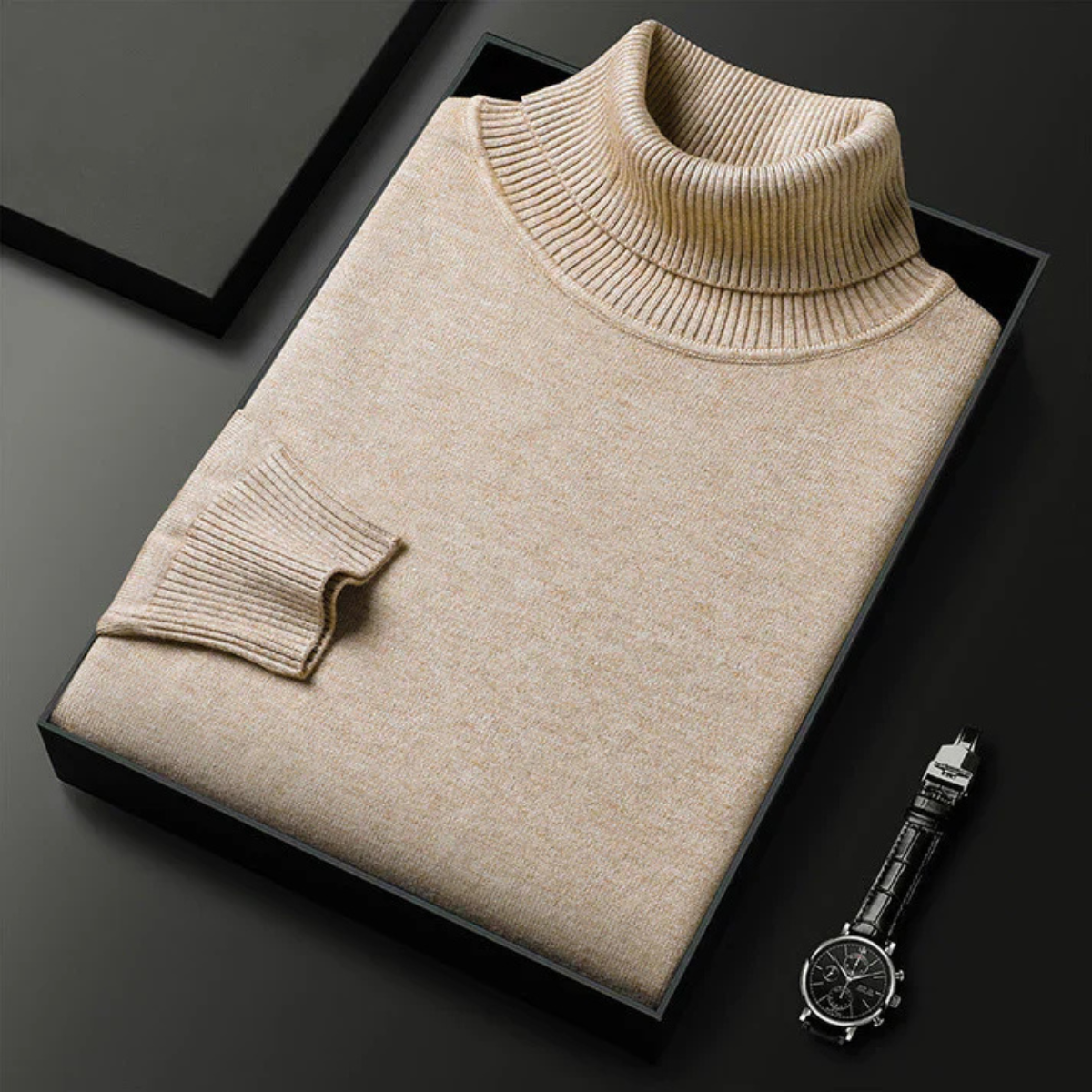 Rafello&Co | Classic Turtleneck Knit Sweater