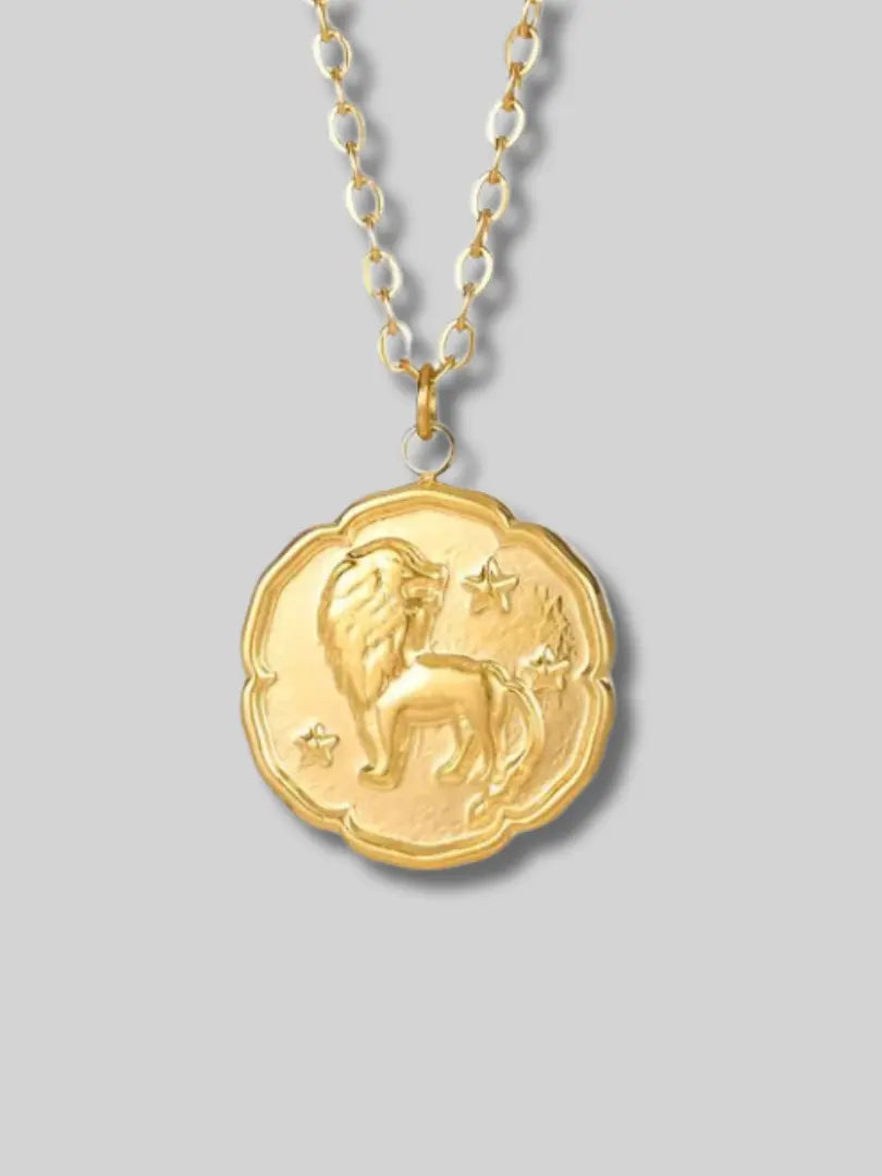 Gold Zodiac Sign Necklace Rafello&Co