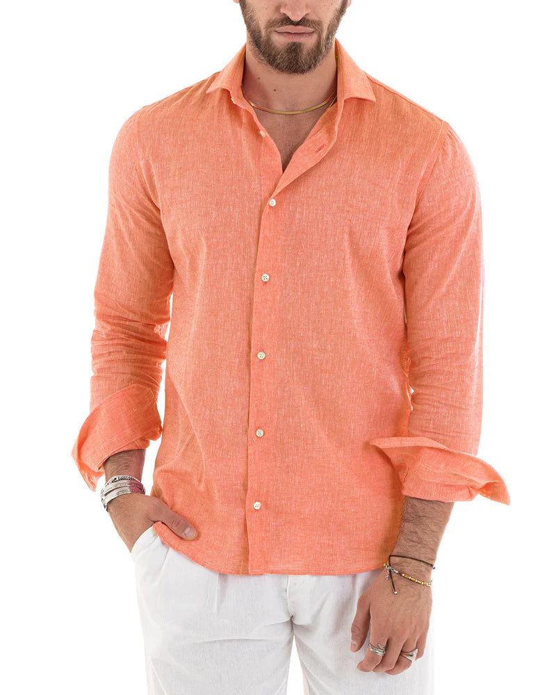 Men’s Tailored Linen Shirt