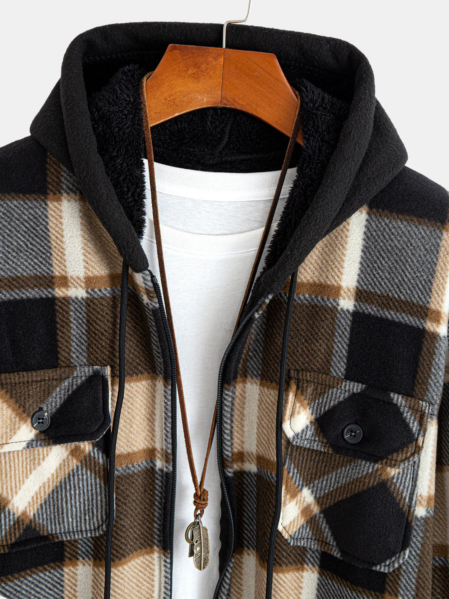 Rafello&Co | Fleece Gevoerde Hoodie Shirt