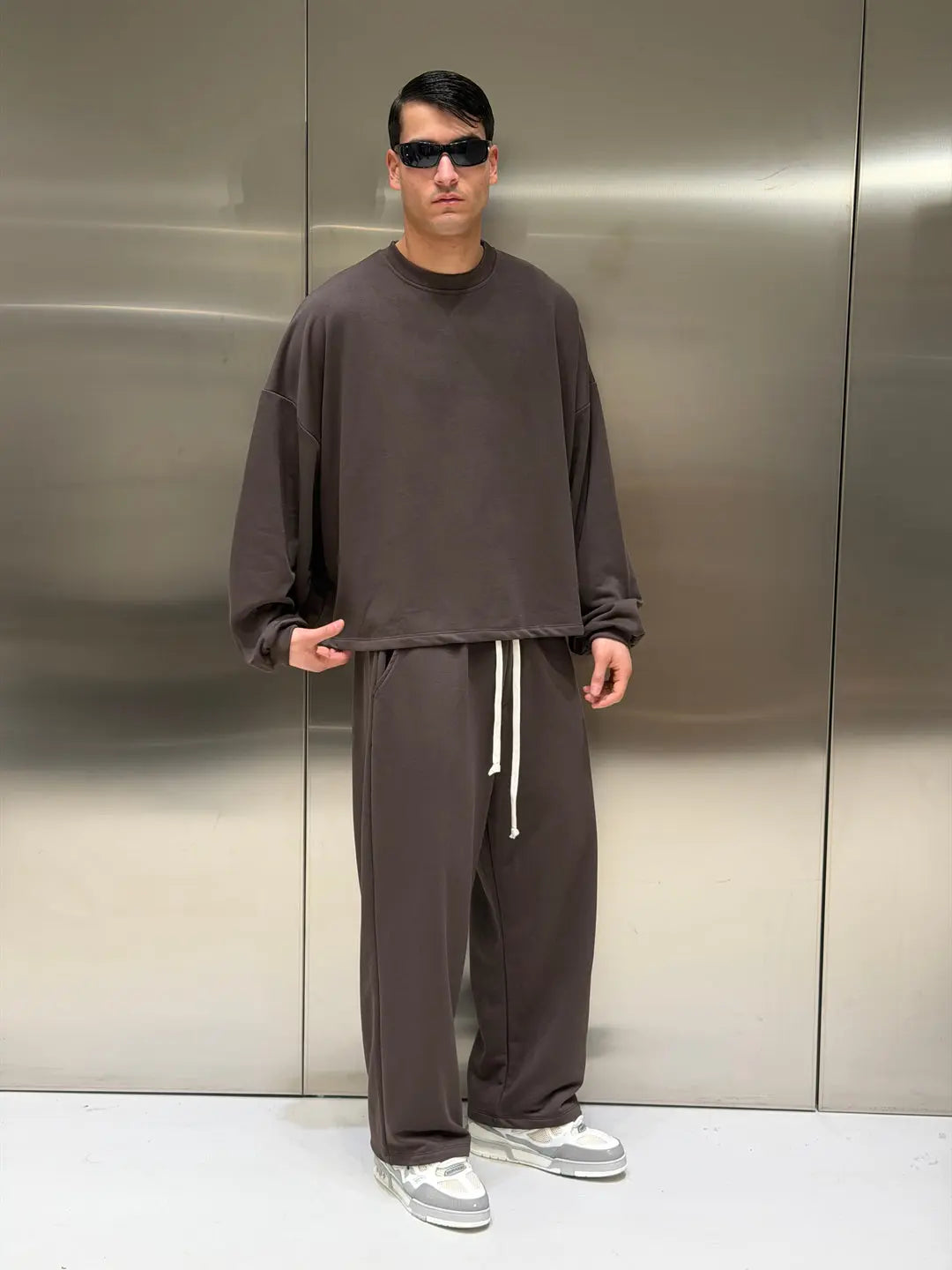 Rafello&Co | Oversized Jumpsuit met Ronde Hals Rafello&Co