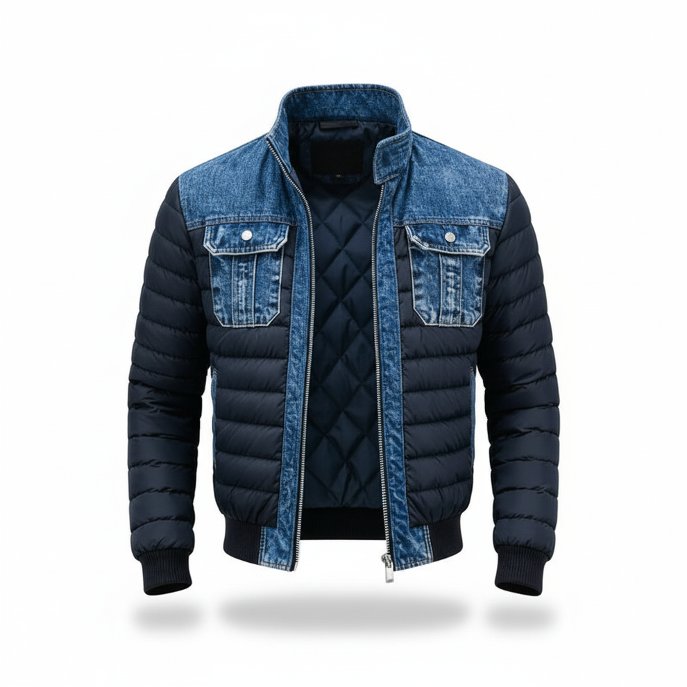 Rafello&Co | Stylish Padded Denim Jacket
