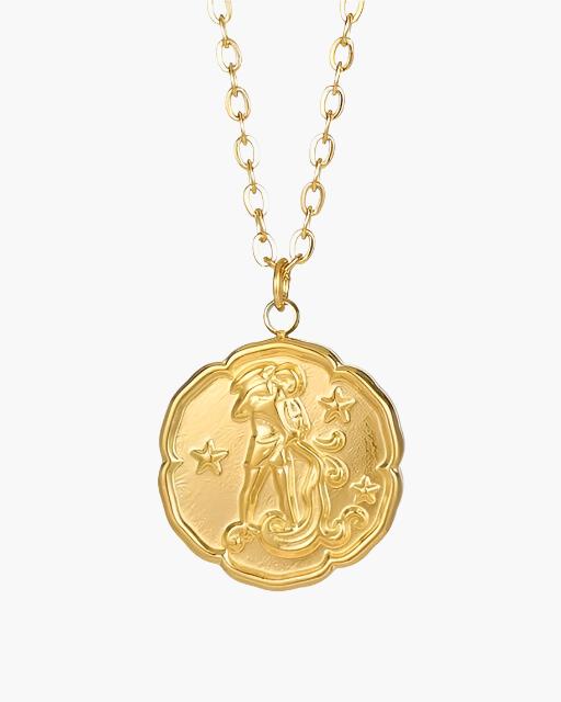 Gold Zodiac Sign Necklace