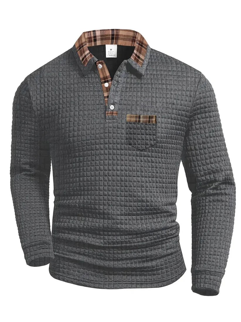 Rafello&Co | Textured Long Sleeve Shirt