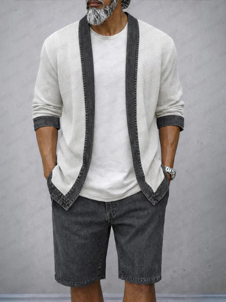 Men’s Modern Casual Two-Piece Set