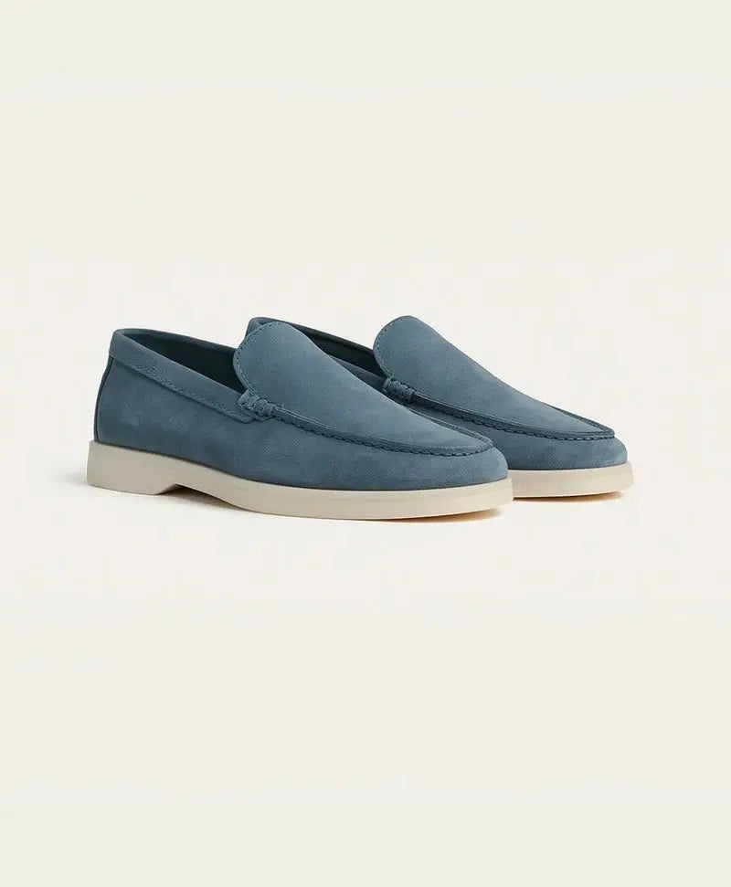 Loafers Yacht Club suède – Hemelsblauw Rafello&Co