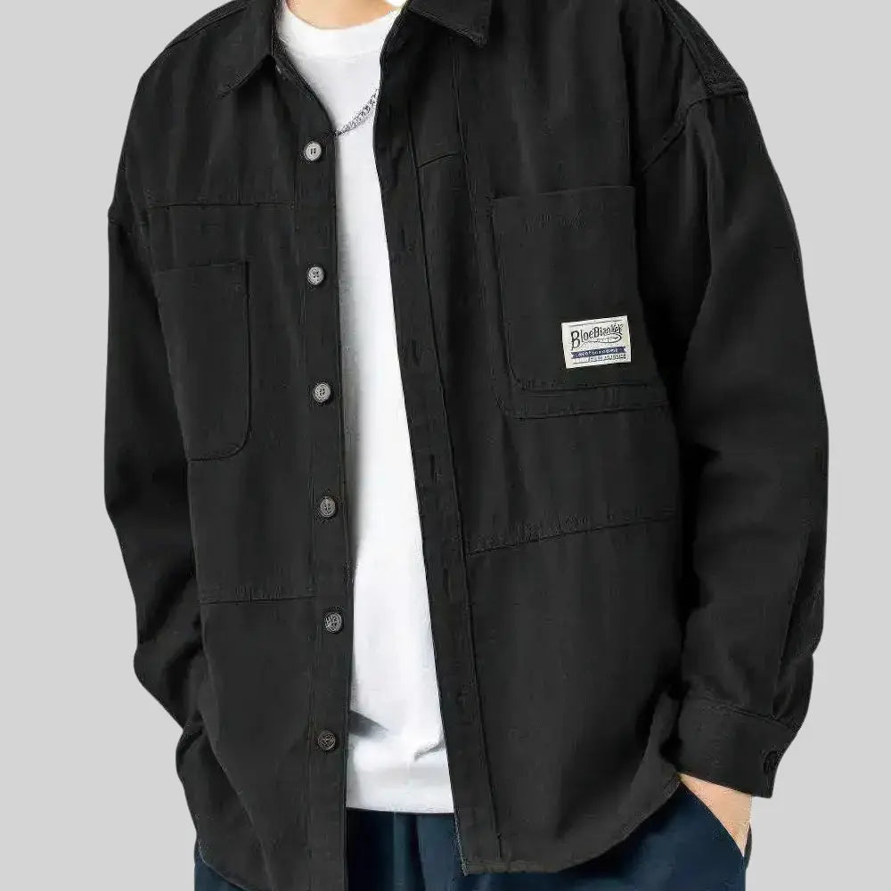 Rafello&Co | Herenshirt met Lange Mouwen en Zakken Rafello&Co