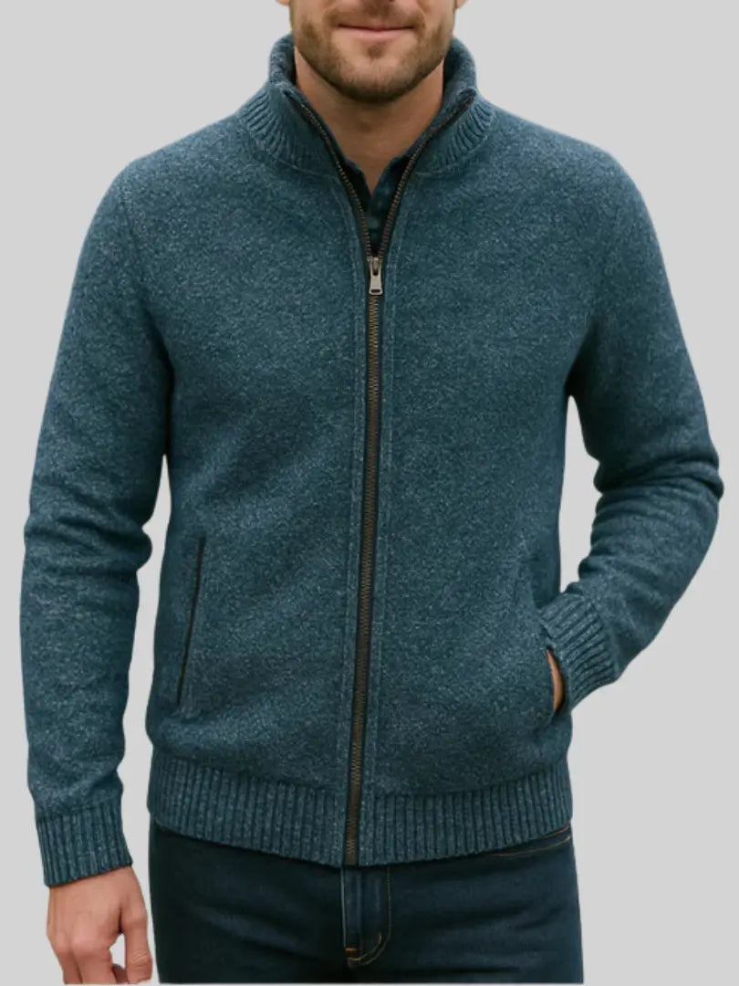 Rafello&Co | Luxe Gebreide Slim Fit Jasje Rafello&Co