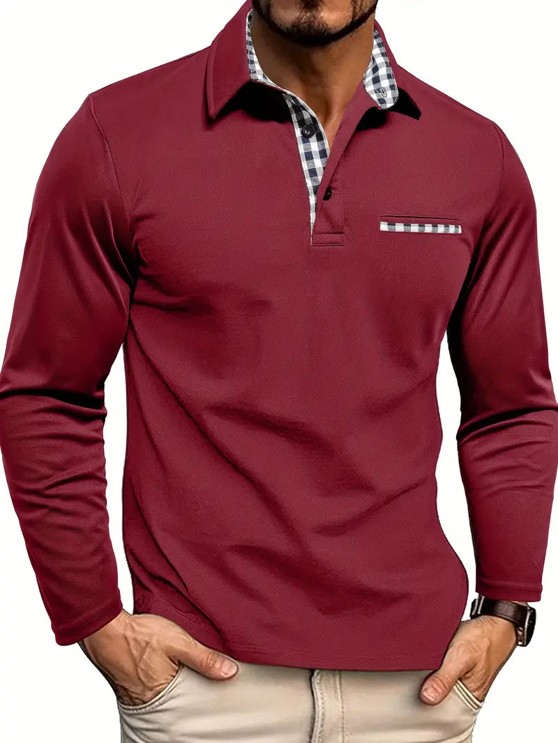 Rafello&Co | Long Sleeve Polo Shirt