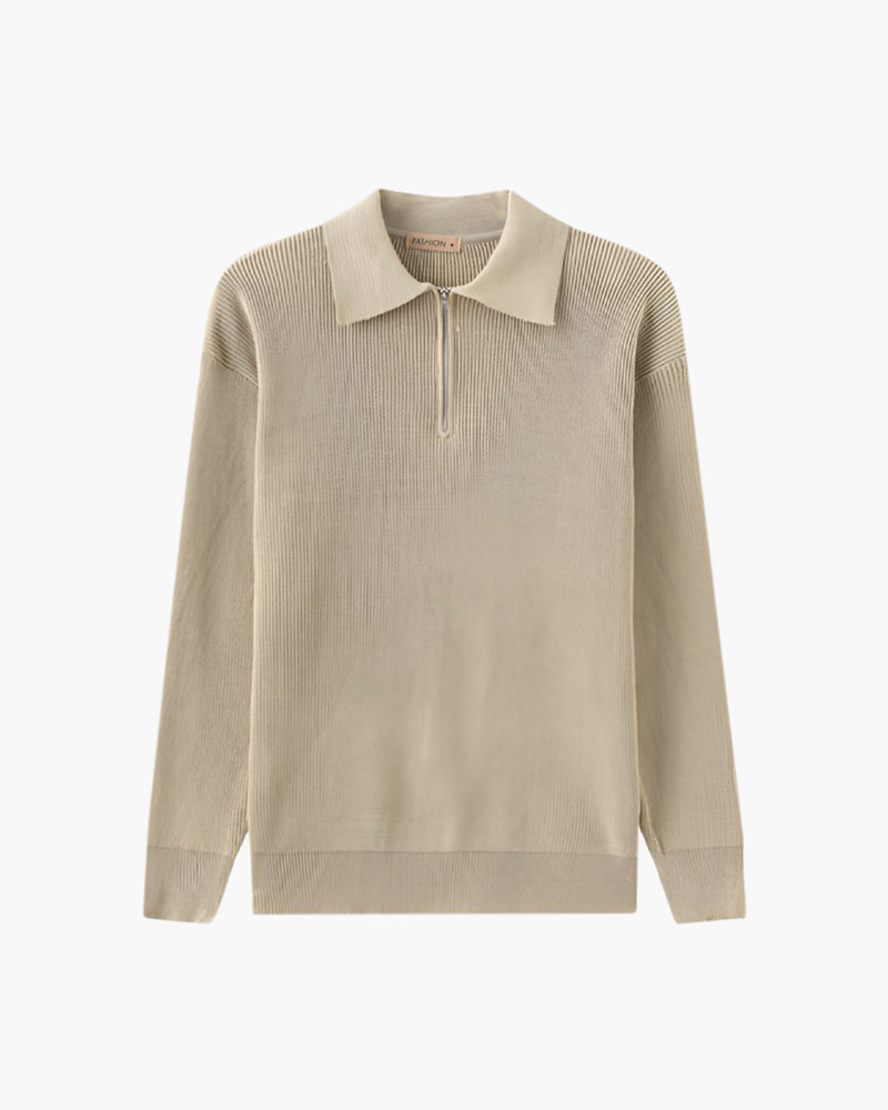 The Cesare – Half-Zip Knitted Sweater