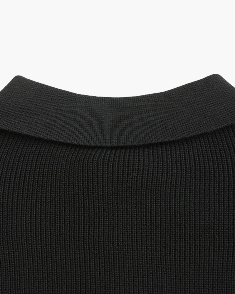 The Cesare – Half-Zip Knitted Sweater
