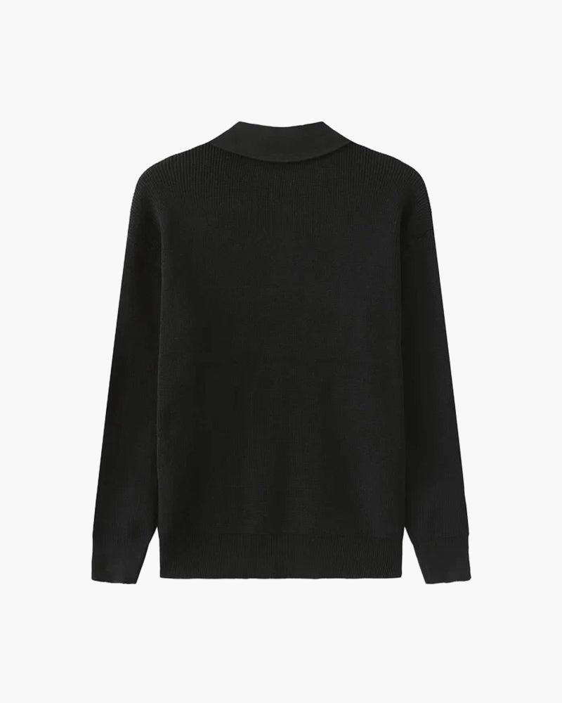 The Cesare – Half-Zip Knitted Sweater