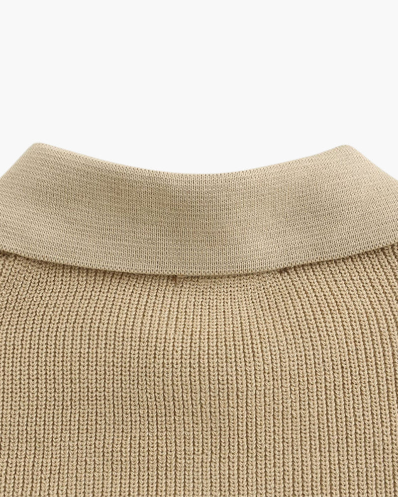 The Cesare – Half-Zip Knitted Sweater