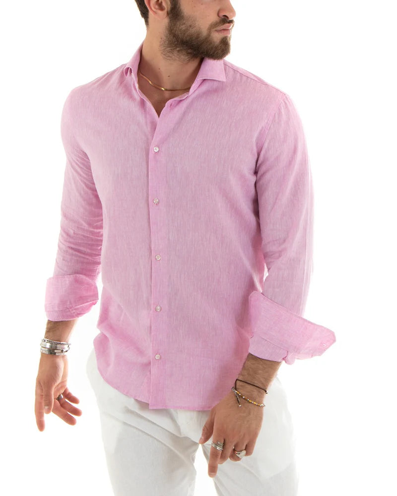 Men’s Tailored Linen Shirt