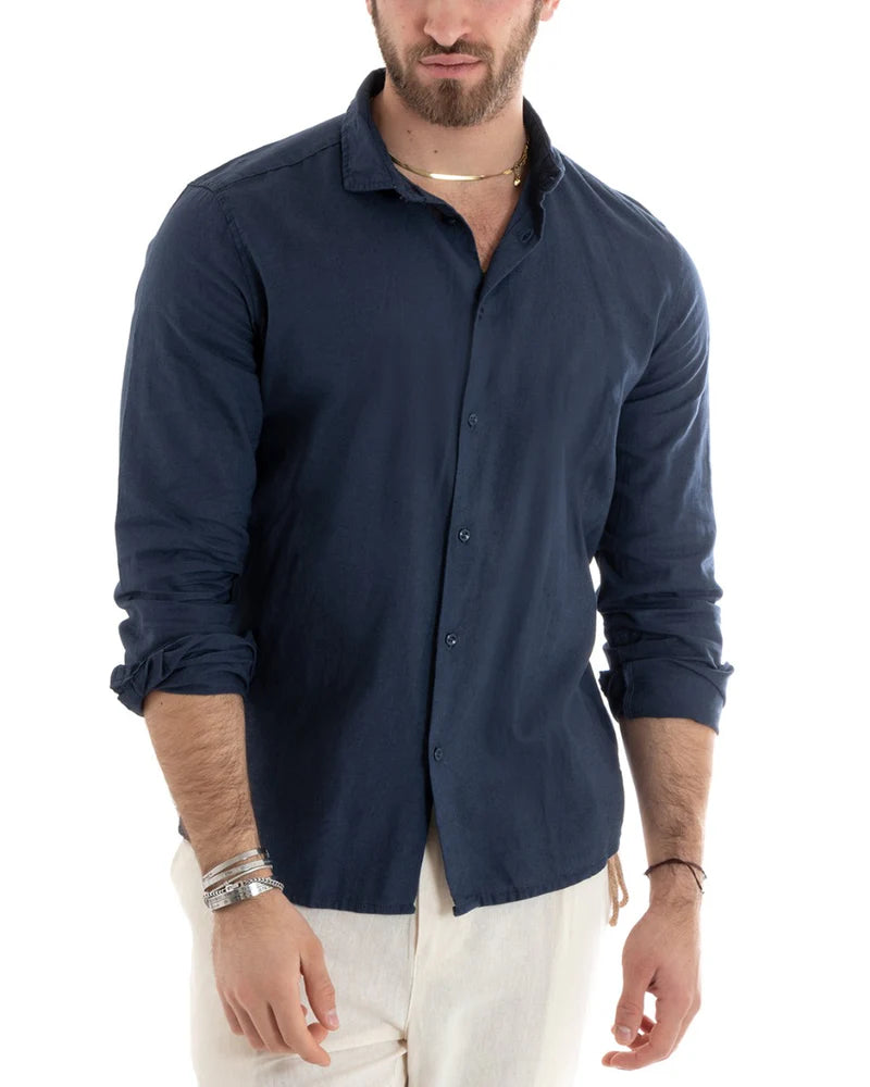 Men’s Tailored Linen Shirt