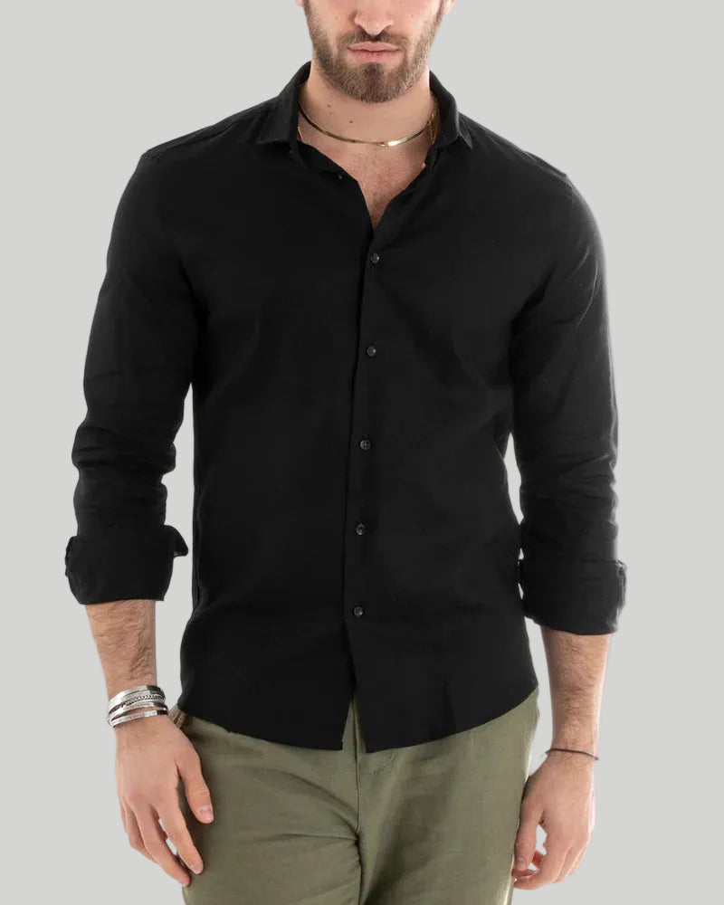 Men’s Tailored Linen Shirt