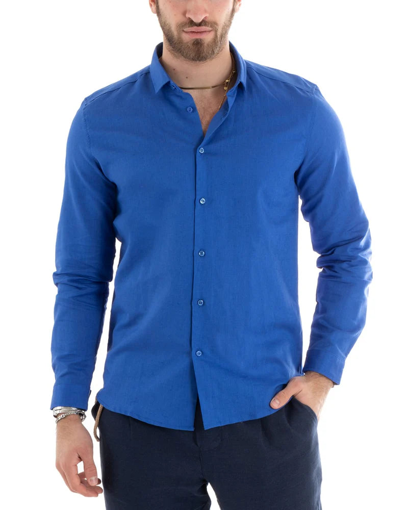 Men’s Tailored Linen Shirt