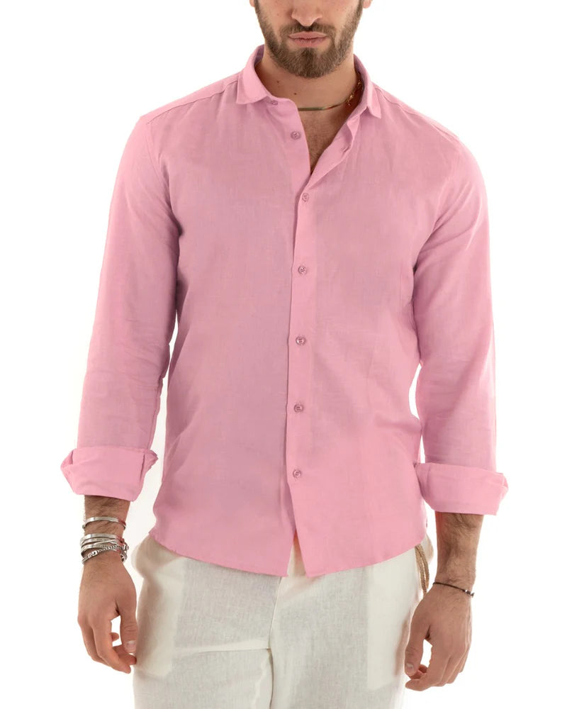 Men’s Tailored Linen Shirt